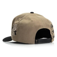 Sullen Clothing Snapback Cap Stack Script Khaki