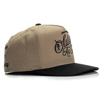 Sullen Clothing Snapback Cap Stack Script Khaki