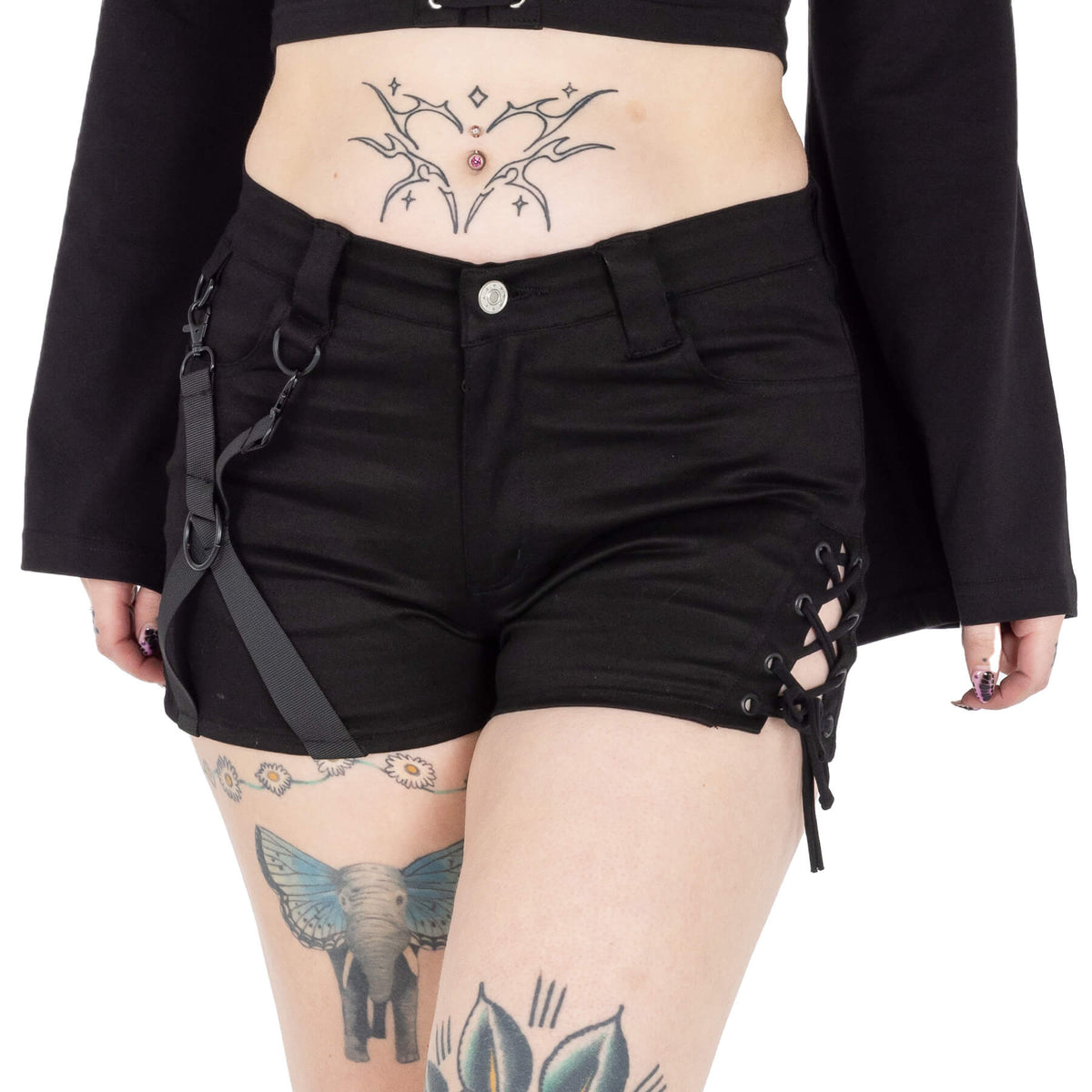 Chemical Black Shorts Kindra
