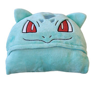 Pokémon Decke Bulbasaur Bisasam mit Kapuze