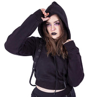 Heartless Crop Kapuzenpullover Kyda Hood