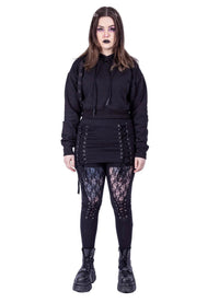 Heartless Crop Kapuzenpullover Kyda Hood