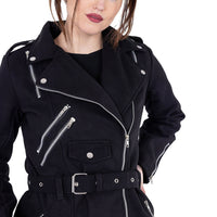 Vixxsin Mantel Louella Coat Schwarz