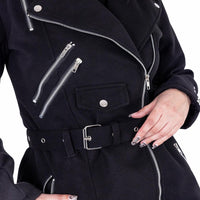 Vixxsin Mantel Louella Coat Schwarz