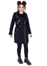 Vixxsin Mantel Louella Coat Schwarz