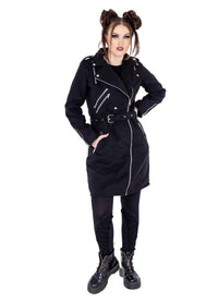 Vixxsin Mantel Louella Coat Schwarz