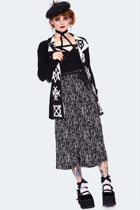 Jawbreaker Strickjacke Magic Symbols Reverse Cardigan