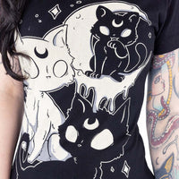 Cupcake Cult T-Shirt Midnight Kitty