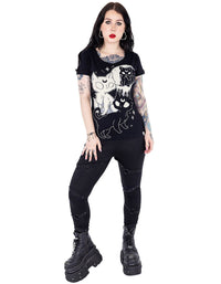 Cupcake Cult T-Shirt Midnight Kitty