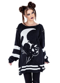 Heartless Pullover Moon Cats