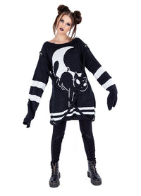 Heartless Pullover Moon Cats