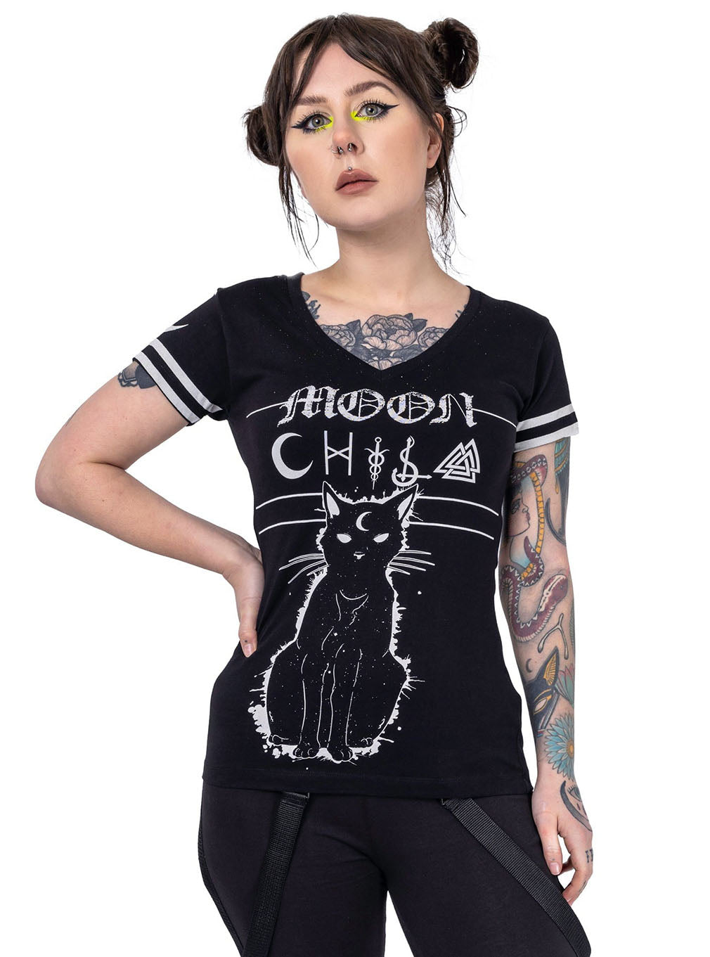 Heartless T-Shirt Moon Kitty