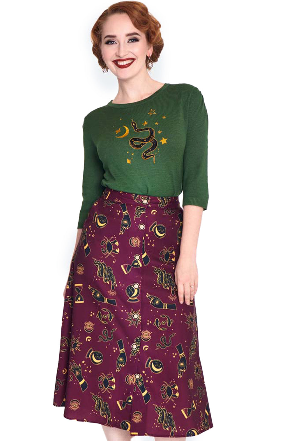 Voodoo Vixen Swing Rock Mystic Print