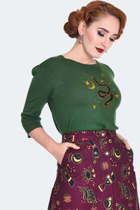 Voodoo Vixen Swing Rock Mystic Print