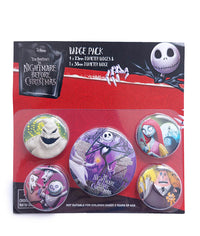The Nightmare Before Christmas Anstecker Characters Button Pack