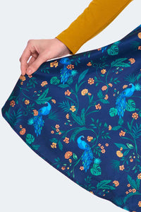 Voodoo Vixen Swing Rock Peacock Floral Print