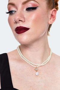 Voodoo Vixen Halskette Pearl Beaded Charm