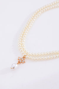 Voodoo Vixen Halskette Pearl Beaded Charm