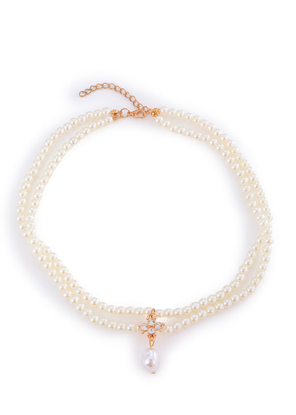 Voodoo Vixen Halskette Pearl Beaded Charm