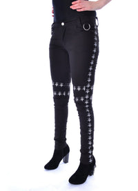 Heartless Hose Pentagram Pants