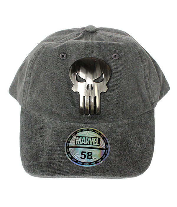 The Punisher Baseball Cap Grungy Skull