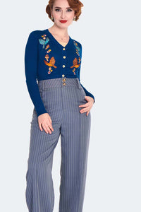 Voodoo Vixen Hose Retro Style Turn Up