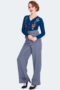 Voodoo Vixen Hose Retro Style Turn Up