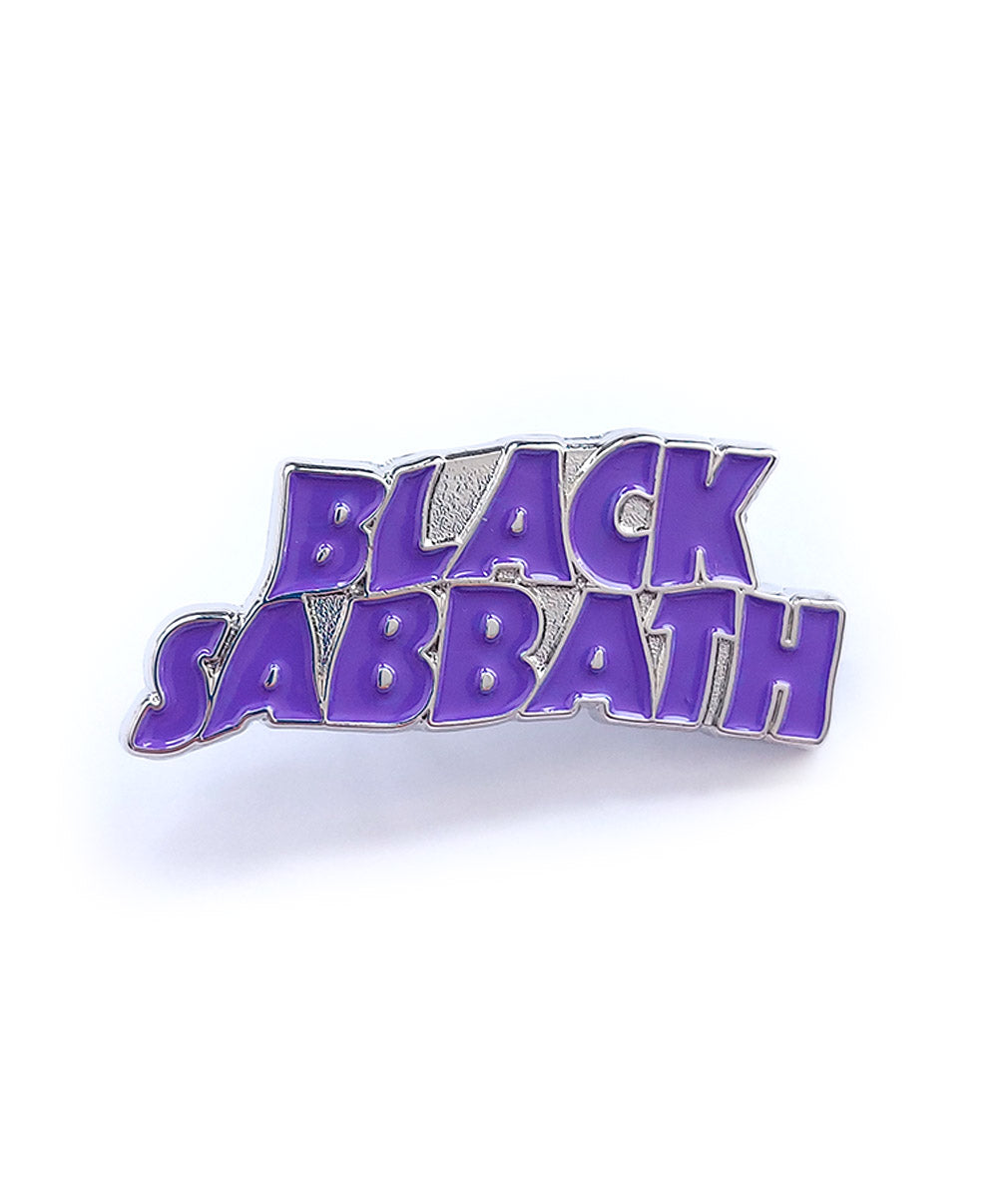 Black Sabbath Anstecknadel Purple Wavy Logo Pin Badge