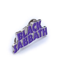 Black Sabbath Anstecknadel Purple Wavy Logo Pin Badge