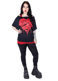 Heartless Top Skull Heart