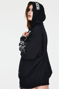 Jawbreaker Kapuzenpullover Skull Moon Hoodie