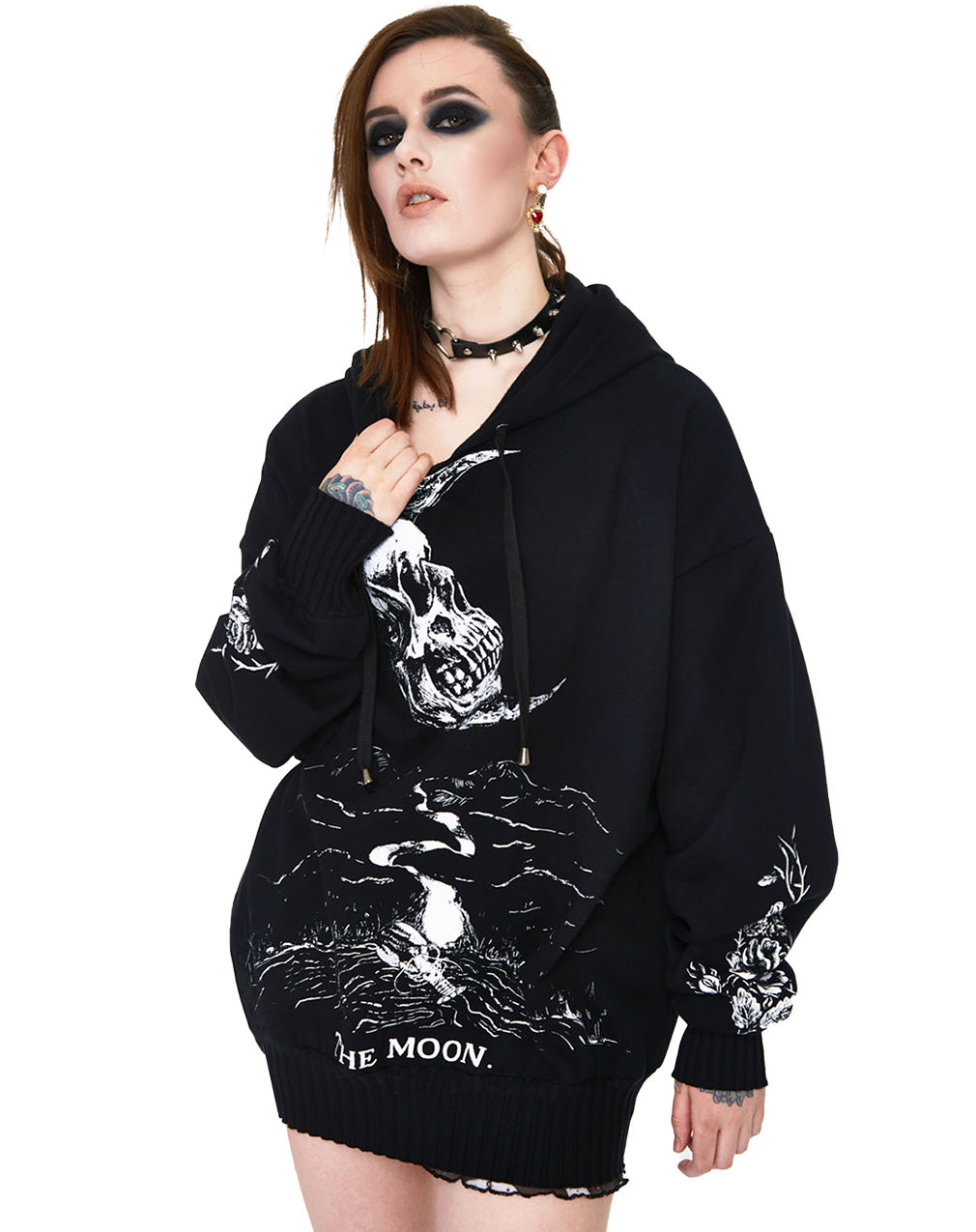 Jawbreaker Kapuzenpullover Skull Moon Hoodie