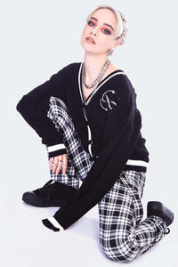 Jawbreaker Strickjacke Snake Infinity Symbol Cardigan
