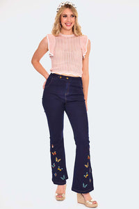 Voodoo Vixen Top Ruffle Round Neck