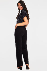 Voodoo Vixen Cordhose Blith Black