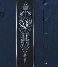 Steady Clothing Hemd V8 Racer Blau