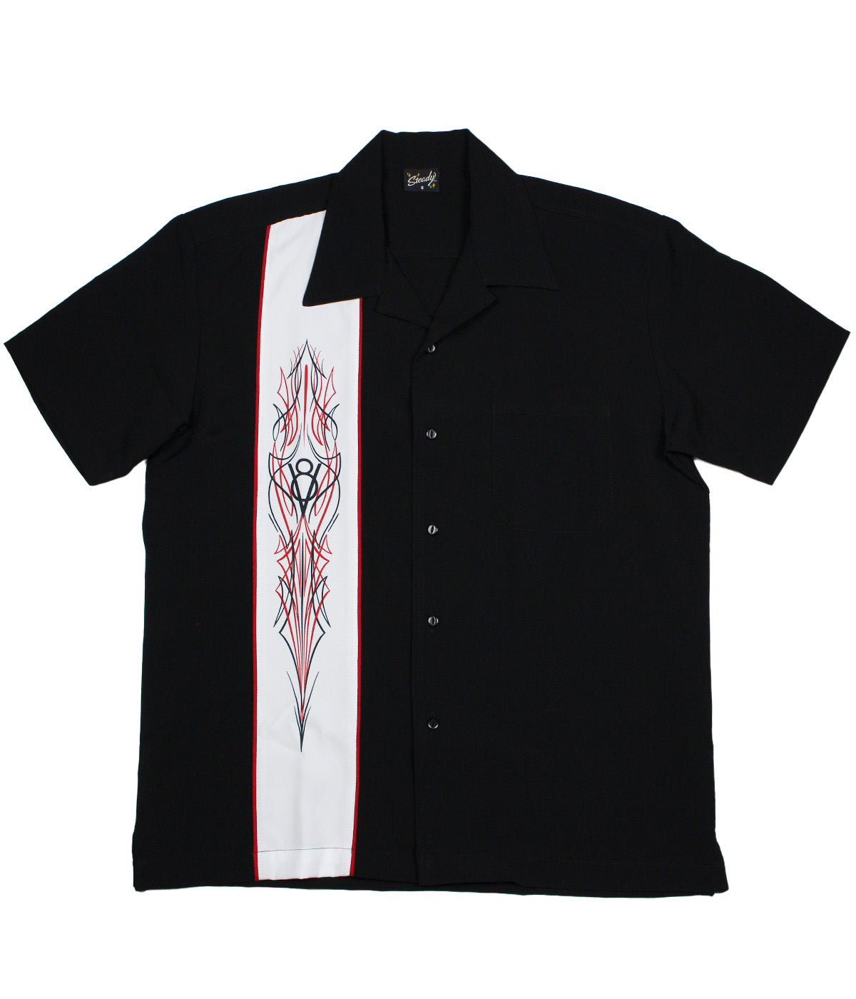 Steady Clothing Hemd V8 Racer Schwarz