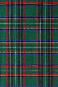 Dolly and Dotty Swing Kleid Lily Green Tartan Off-Shoulder