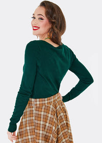 Voodoo Vixen Strickjacke Fox And Mushroom