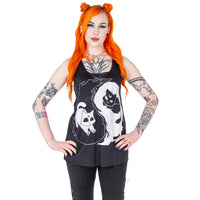 Cupcake Cult Tank Top Yin Yang Cats